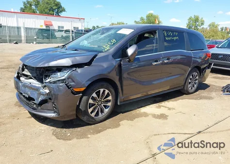 2022 Honda Odyssey Ex-L из США, поврежденный, VIN 5FNRL6H79NB024258
